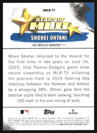 Shohei Ohtani 2025 Topps Update #SMLB-77 Stars of MLB