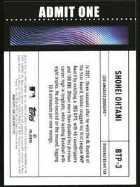 Shohei Ohtani 2026 Topps #BTP-3 Big Ticket Players