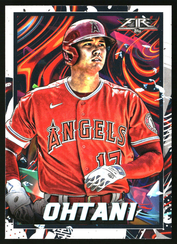 Shohei Ohtani 2022 Topps Fire #35