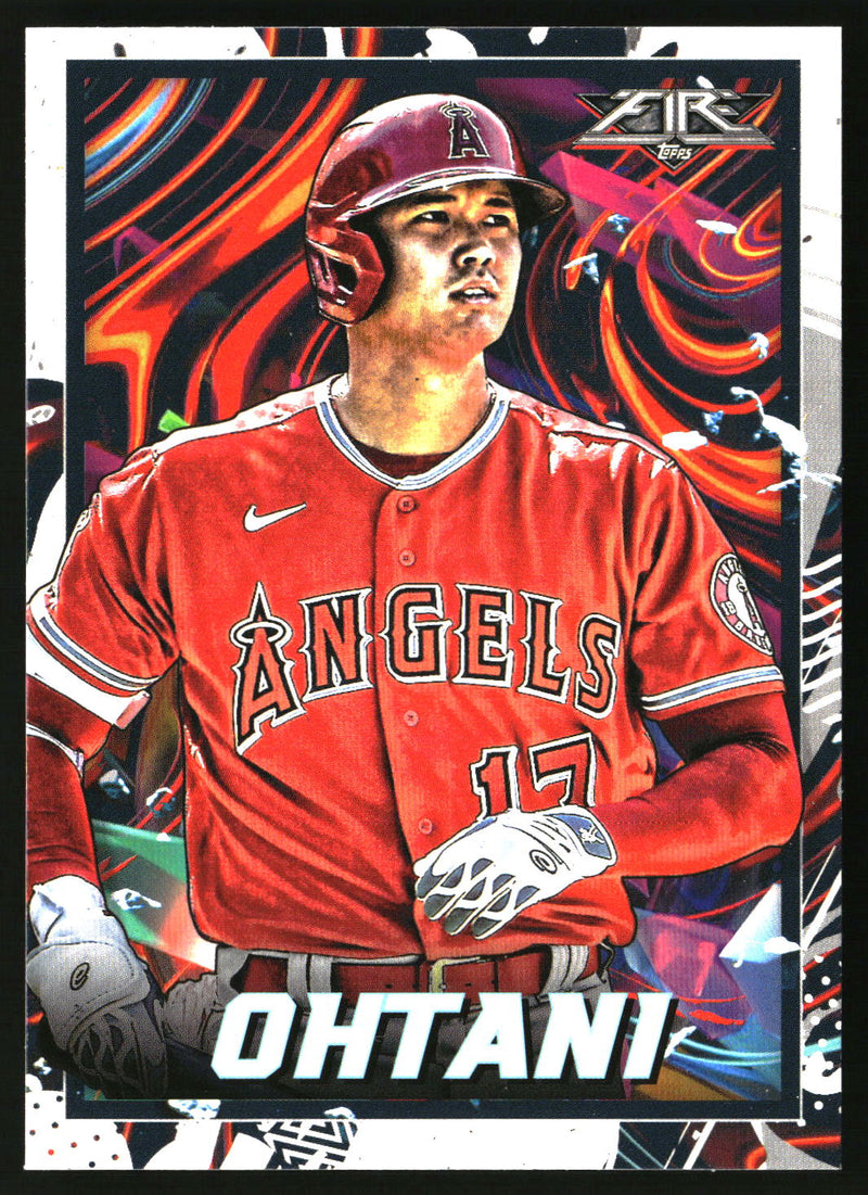 Shohei Ohtani 2022 Topps Fire #35