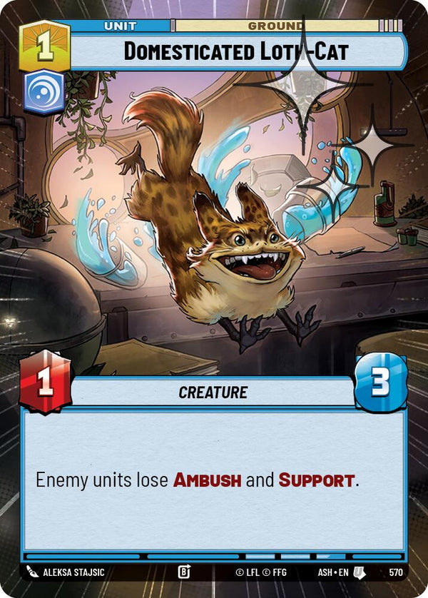 Domesticated Loth-Cat (570) (Hyperspace Foil) (570) [Ashes of the Empire]