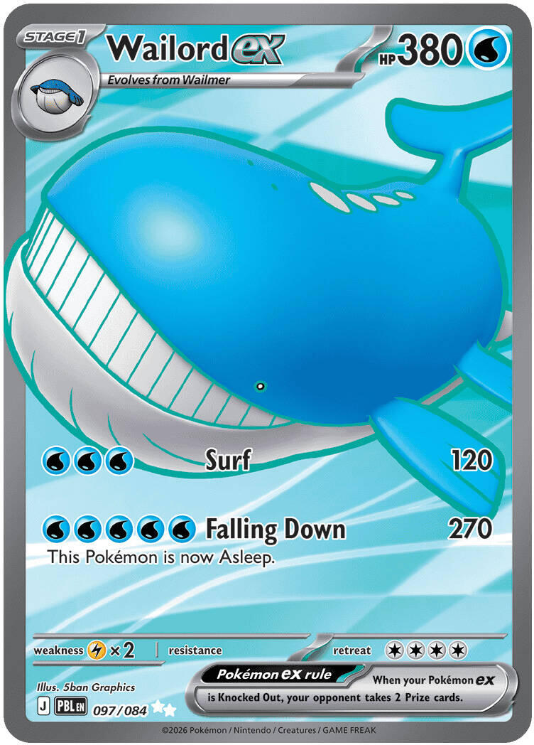 Wailord ex (097/084) [Mega Evolution: Pitch Black]