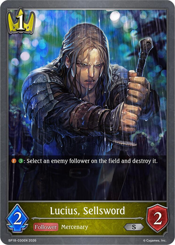 Lucius, Sellsword (BP18-030EN) [Neometropolis]