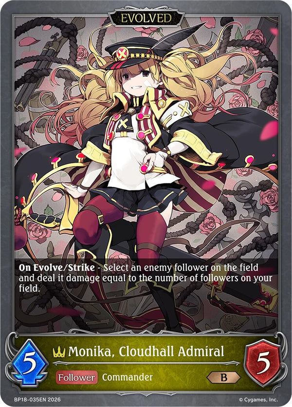Monika, Cloudhall Admiral (Evolved) (BP18-035EN) [Neometropolis]