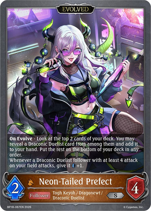 Neon-Tailed Prefect (Evolved) (BP18-067EN) [Neometropolis]