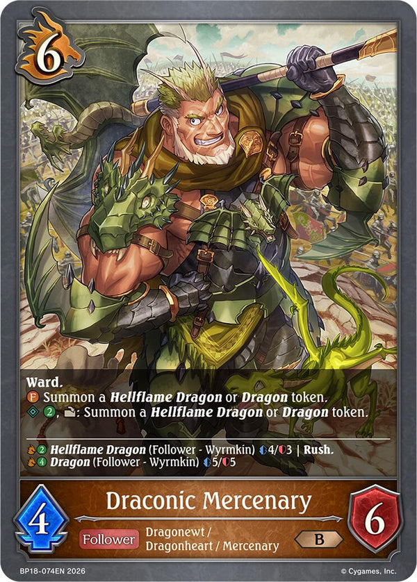 Draconic Mercenary (BP18-074EN) [Neometropolis]