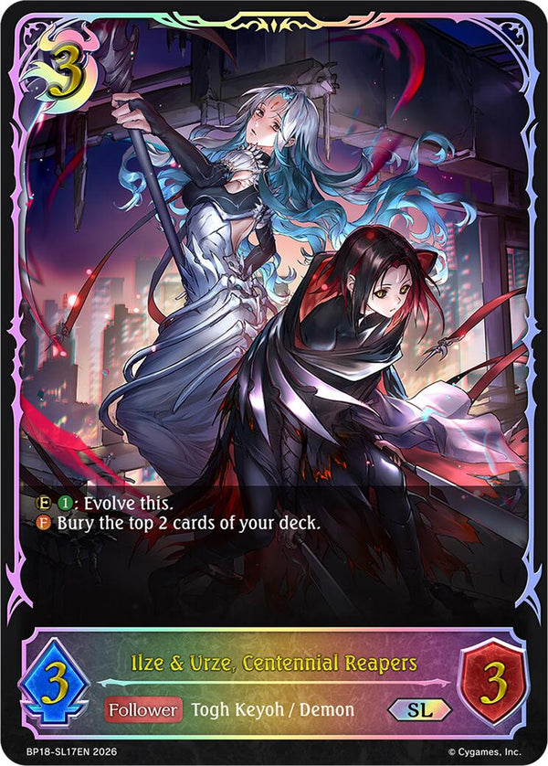 Ilze & Urze, Centennial Reapers (BP18-SL17EN) [Neometropolis]
