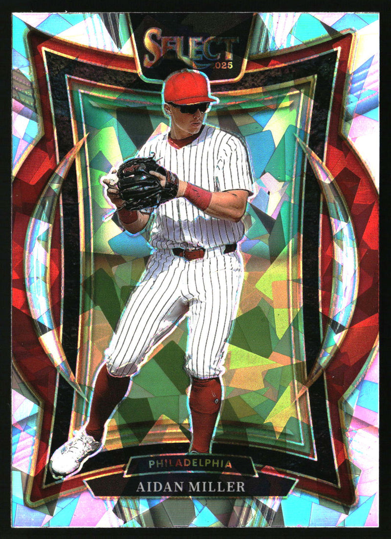 Aidan Miller 2025 Panini Select #23 Ice Prizms