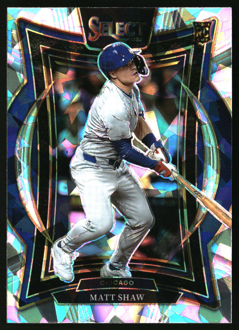Matt Shaw 2025 Panini Select #34 Ice Prizms