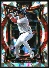 Kristian Campbell 2025 Panini Select #76 Ice Prizms
