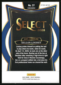 Kellon Lindsey 2025 Panini Select #37 Ice Prizms