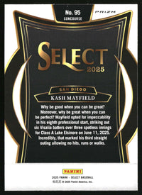 Kash Mayfield 2025 Panini Select #95 Ice Prizms
