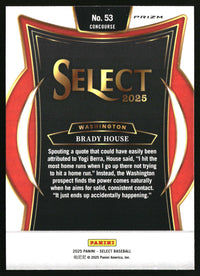 Brady House 2025 Panini Select #53 Ice Prizms