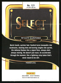Wyatt Sanford 2025 Panini Select #121 Ice Prizms