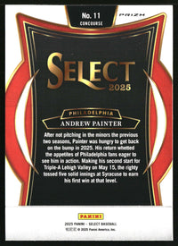 Andrew Painter 2025 Panini Select #11 Ice Prizms