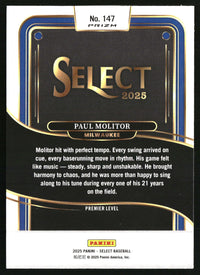 Paul Molitor 2025 Panini Select #147 Ice Prizms