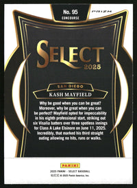 Kash Mayfield 2025 Panini Select #95 Ice Prizms