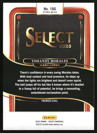 Yohandy Morales 2025 Panini Select #166 Ice Prizms