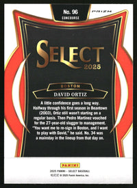 David Ortiz 2025 Panini Select #96 Ice Prizms