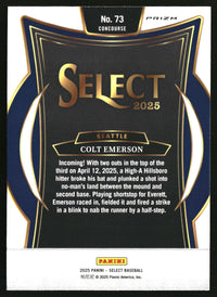 Colt Emerson 2025 Panini Select #73 Ice Prizms