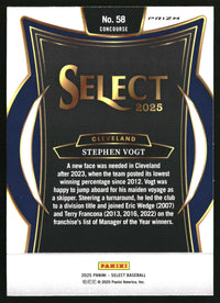Stephen Vogt 2025 Panini Select #58 Ice Prizms