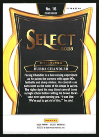 Bubba Chandler 2025 Panini Select #16 Ice Prizms