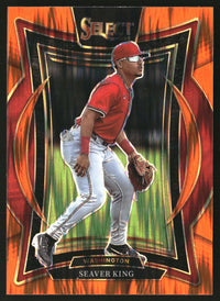 Seaver King 2025 Panini Select #38 Orange Flash Prizms
