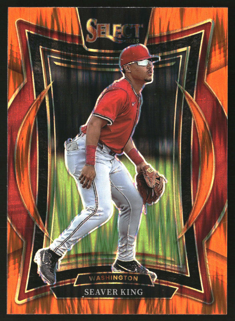 Seaver King 2025 Panini Select #38 Orange Flash Prizms