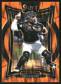 Edgar Quero 2025 Panini Select #8 Orange Flash Prizms