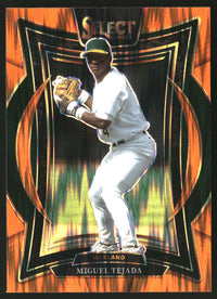 Miguel Tejada 2025 Panini Select #83 Orange Flash Prizms