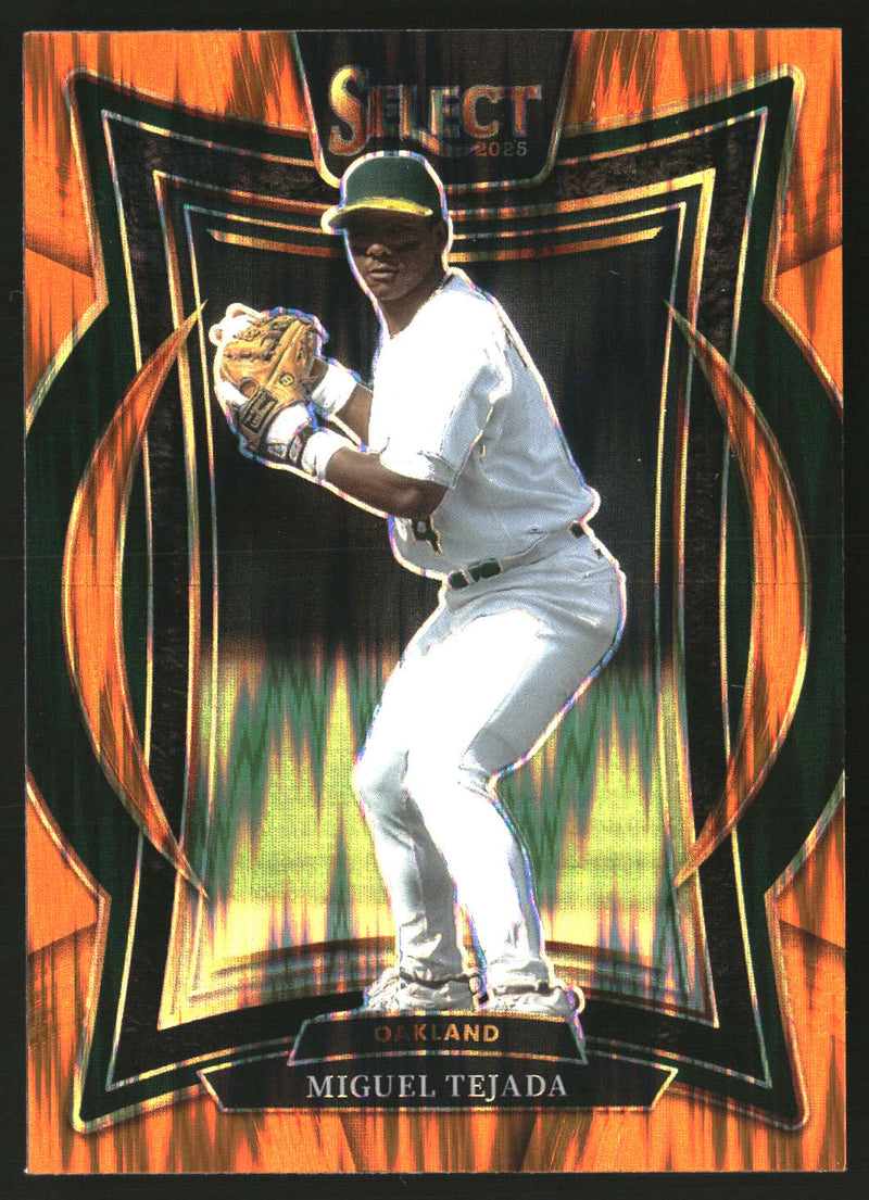 Miguel Tejada 2025 Panini Select #83 Orange Flash Prizms