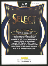 Travis Bazzana 2025 Panini Select #97 Orange Flash Prizms