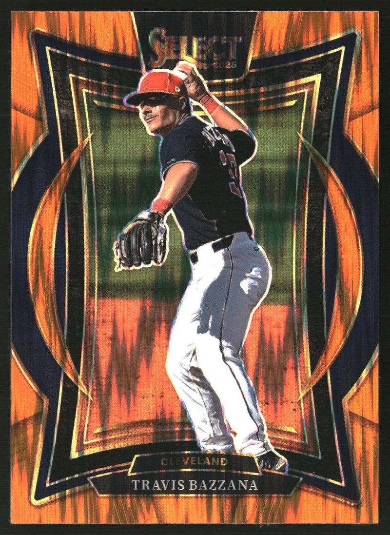 Travis Bazzana 2025 Panini Select #97 Orange Flash Prizms