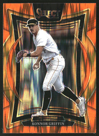 Konnor Griffin 2025 Panini Select #78 Orange Flash Prizms
