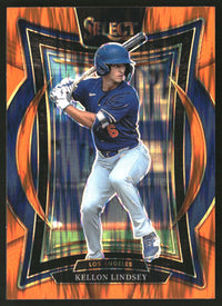 Kellon Lindsey 2025 Panini Select #37 Orange Flash Prizms