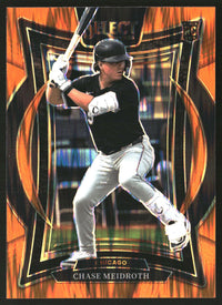 Chase Meidroth 2025 Panini Select #55 Orange Flash Prizms