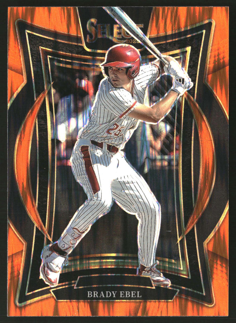Brady Ebel 2025 Panini Select #22 Silver Prizms