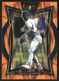 Kaelen Culpepper 2025 Panini Select #80 Orange Flash Prizms