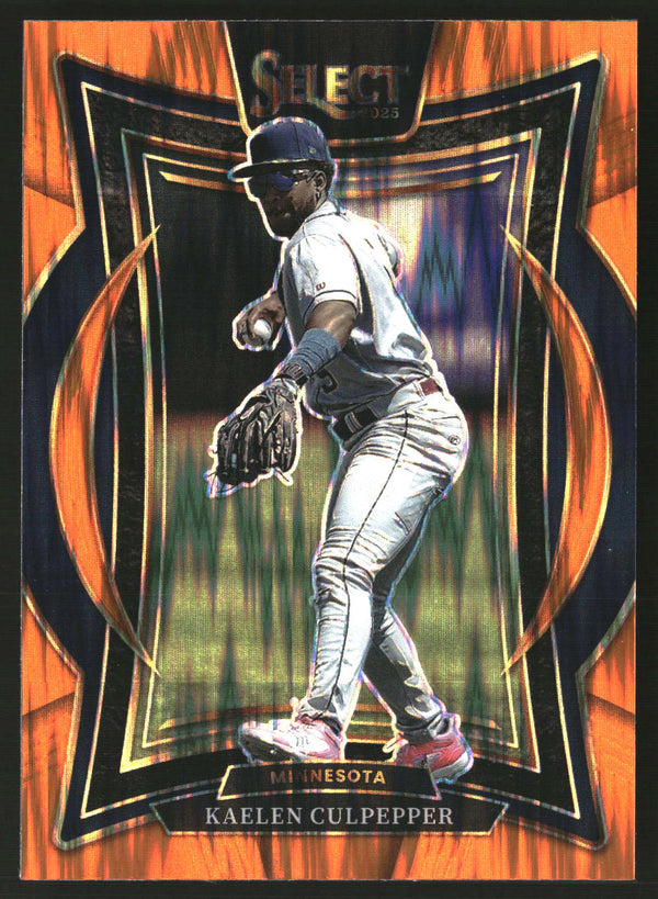 Kaelen Culpepper 2025 Panini Select #80 Orange Flash Prizms