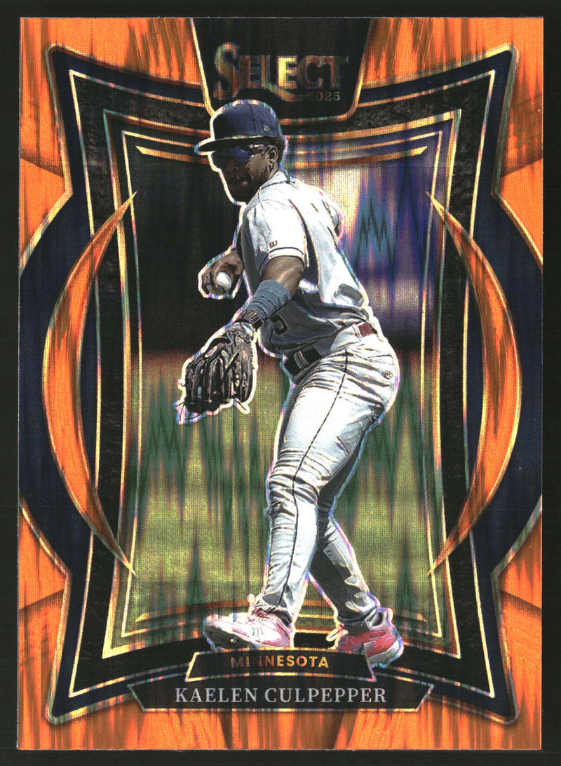 Kaelen Culpepper 2025 Panini Select #80 Orange Flash Prizms