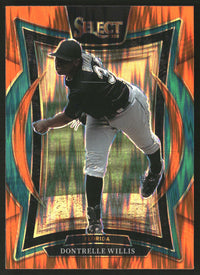 Dontrelle Willis 2025 Panini Select #18 Orange Flash Prizms
