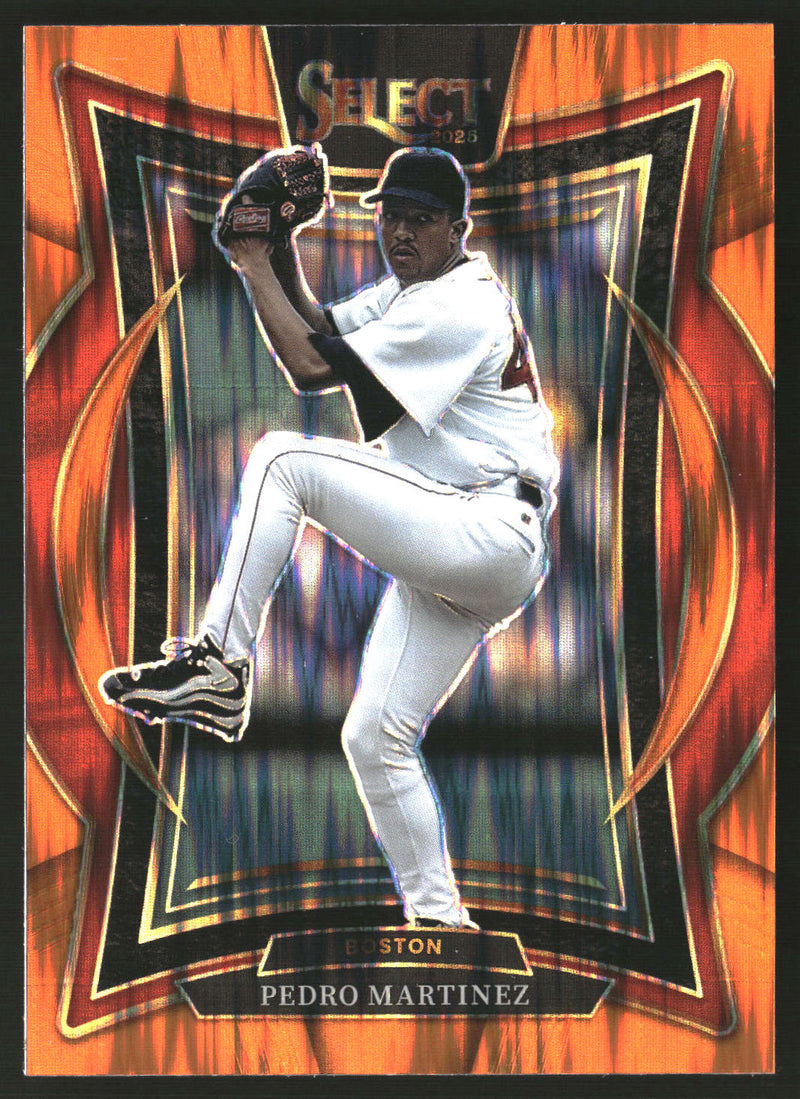 Pedro Martinez 2025 Panini Select #6 Orange Flash Prizms