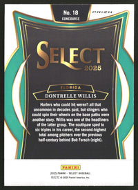 Dontrelle Willis 2025 Panini Select #18 Orange Flash Prizms