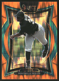 Dontrelle Willis 2025 Panini Select #18 Orange Flash Prizms
