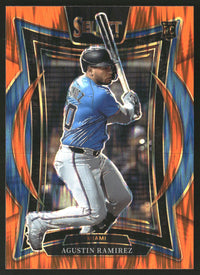 Agustin Ramirez 2025 Panini Select #5 Orange Flash Prizms