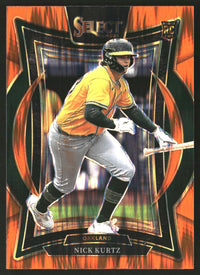 Nick Kurtz 2025 Panini Select #63 Orange Flash Prizms