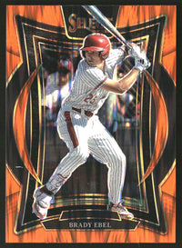 Brady Ebel 2025 Panini Select #22 Orange Flash Prizms