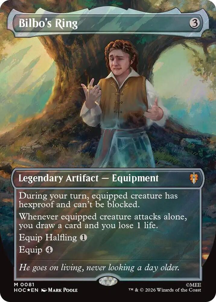 Bilbo's Ring (Borderless) (Surge Foil) [The Hobbit: Eternal-Legal]