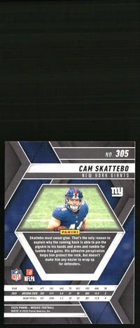 Cam Skattebo 2025 Panini Mosaic #305 RC