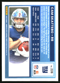 Cam Skattebo 2025 Donruss Optic #228 RC